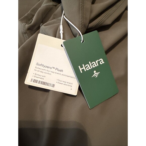 NWT HALARA Softlyzero Easy peasy Dress, Size XL Olive Green Bra Shorts - Picture 8 of 9